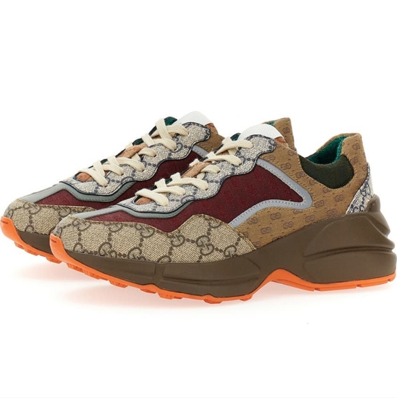 Gucci rhyton GG sneakers size 39.5 us 9.5 - Picture 1 of 8